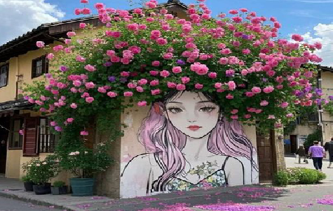 色达怎么设计网红打卡墙绘