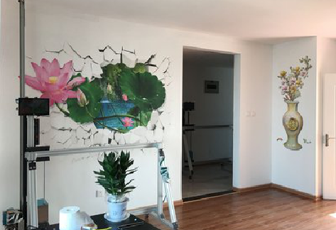 色达墙体彩绘相比墙纸的优势。