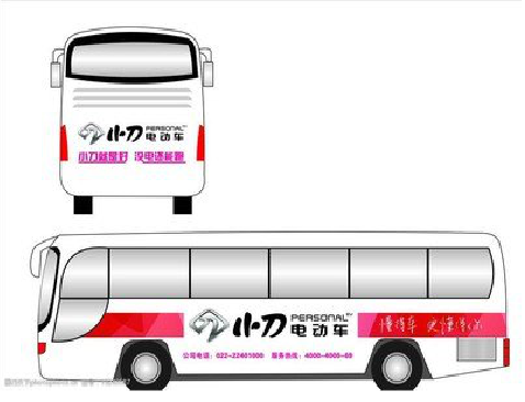 色达公交车身贴如何完美贴合？