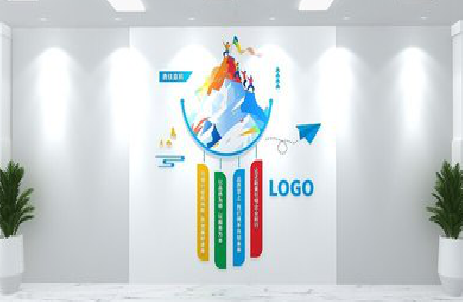 色达公司企业形象墙的工艺材料有哪些？