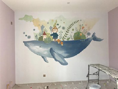 色达手绘墙的特点及优势。